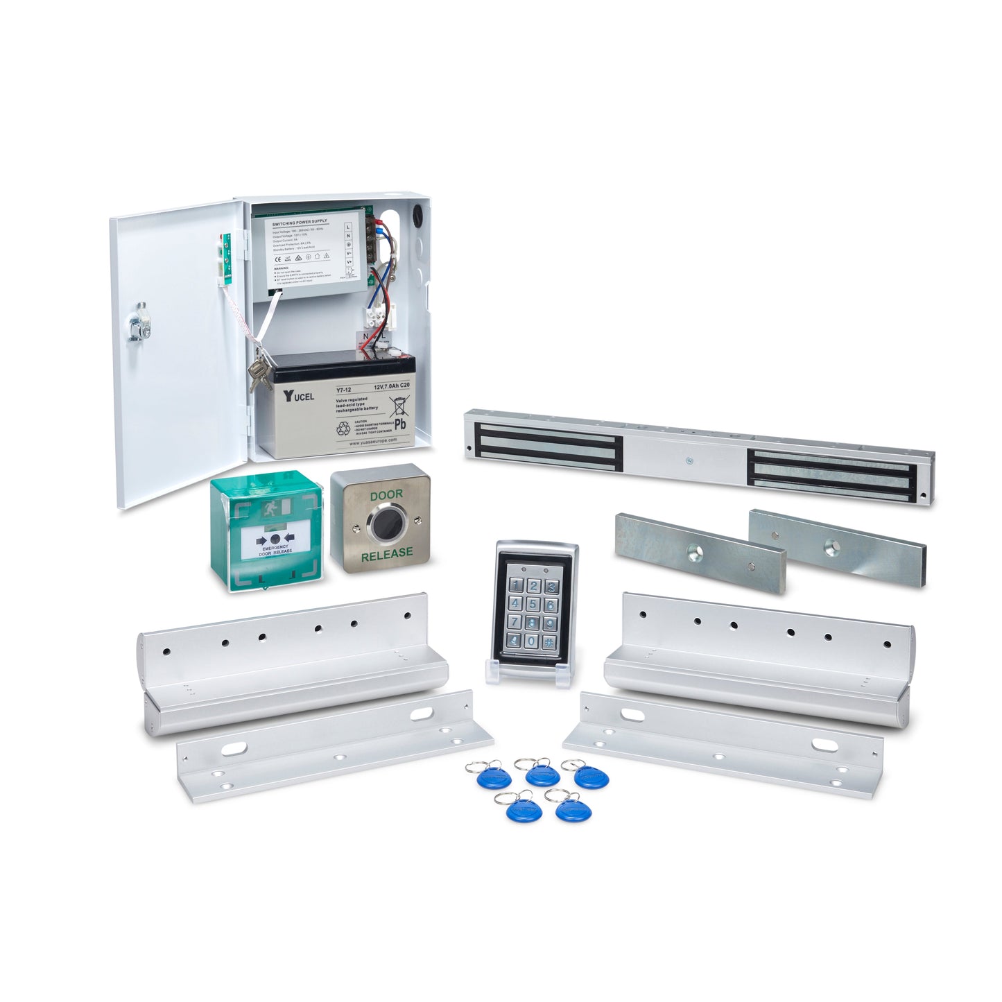 STP-DK7 -Deluxe Standalone Slim Double Slim Double Door Magnet