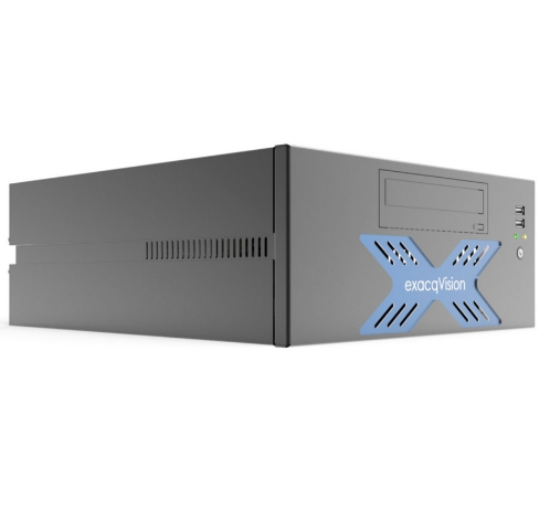 IP04-02T-DT-E - Exacq Network Video Recorder, Desktop, 64 IP Camera, Windows 10, Ubuntu Linux 16.04, 250 Mbps Windows/300 Mbps Linux Storage, 2 TB, With 4 IP/Enterprise License
