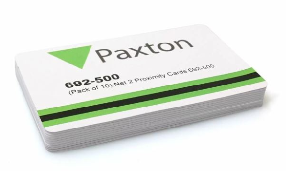 Paxton 692-500 Net 2 - Proximity ISO Cards, without magstripe, pack of 10