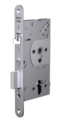 ABLOY-EL561 - 12/24VDC EUROPROFILE HANDLE CONTROLLED BOTH SIDES 65MM BACKSET