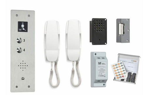 BPS-2 - 2 Way standard surface mount audio door entry system with Bellprox reader & 10 fobs