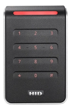 40KNKS-00-000000 - Signo 40K Wall Mount Keypad Reader, 13.56mHz & 125kHz, OSDP, Wiegand, Pigtail, Mobile Ready, Black/Silver