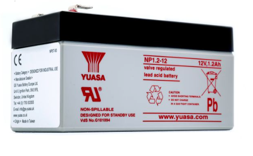 NP1.2-12 12V 1.2Ah - Yuasa NP series standby & cyclic AGM VRLA battery