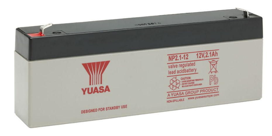 NP2.1-12 12V 2.1Ah -  Yuasa NP series standby & cyclic AGM VRLA battery