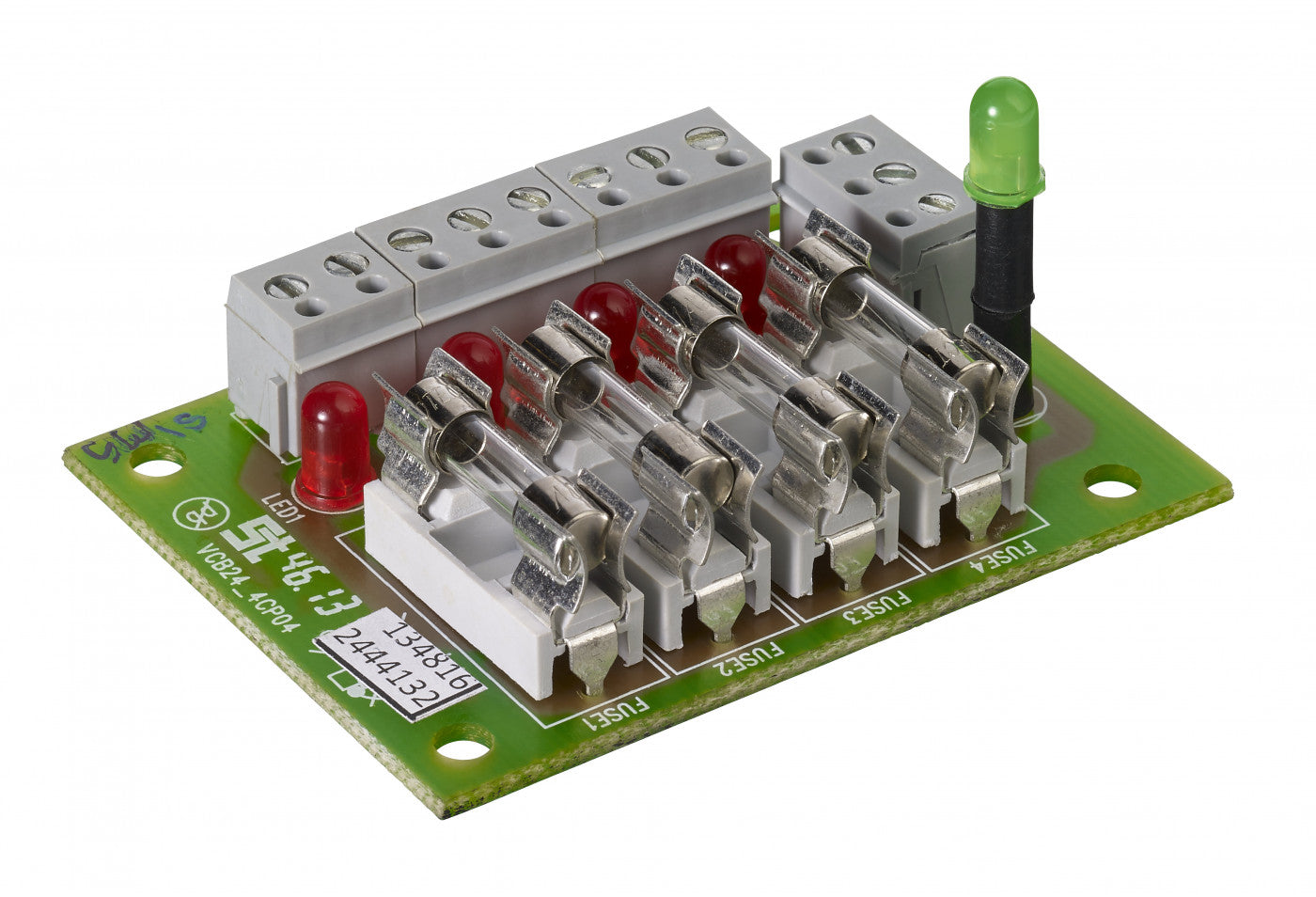 STP-4WAY - PCB board with 4 individual fused 1 amp outputs