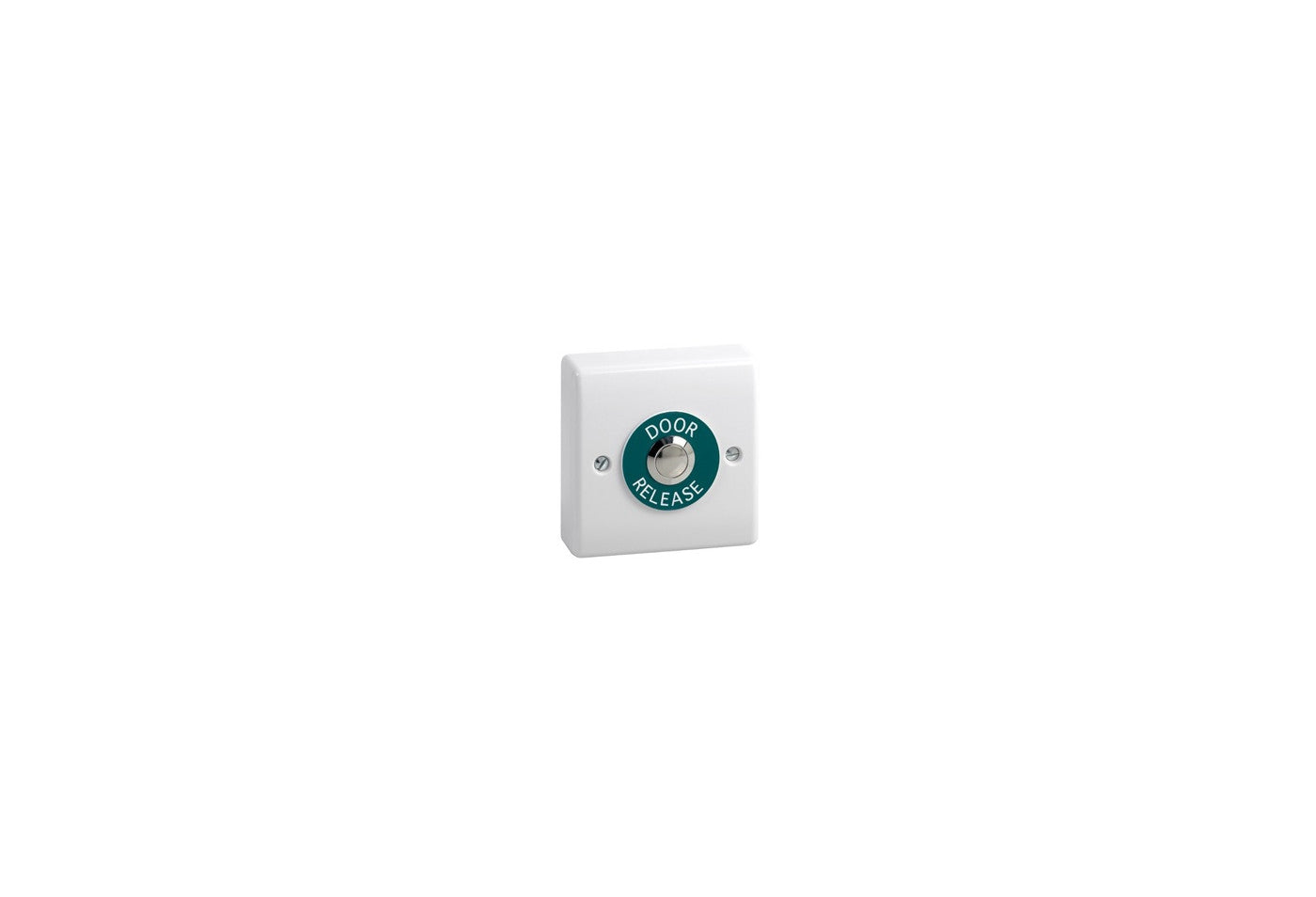 STP-DL09 - Surface 19mm stainless steel exit button in plastic housing