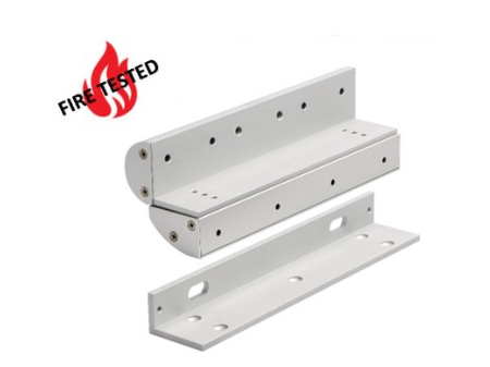 STP-EM500ZLDC-FIRE - Double covered Z & L Bracket for standard fire rated maglocks