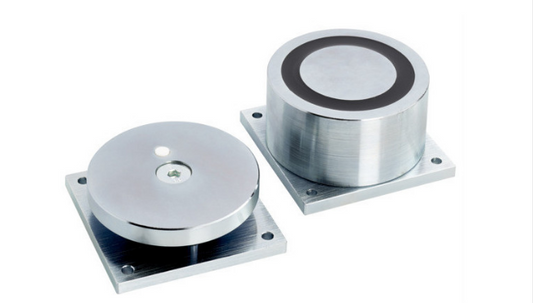 STP-EXT-R12/24 - External round stainless steel maglock 12/24Vdc