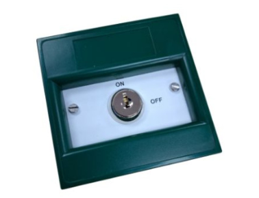 STP-KGG1SG-KS - Double pole key switch break glass unit with 2 keys