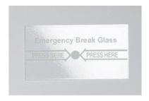 STP-KGGLASS - Replacement glass for KGG break glass unit