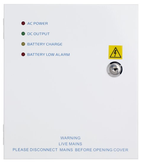 STP-POWERBOXV - 12V dc 5 amp multi indicator power supply unit small box