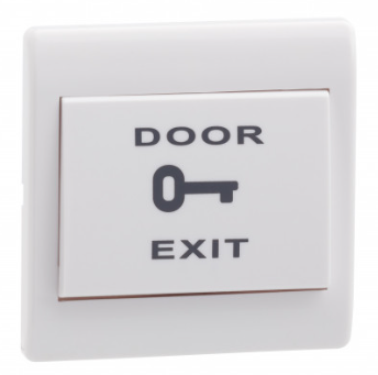 STP-SPB-W - Flush plastic 70mm wide exit button