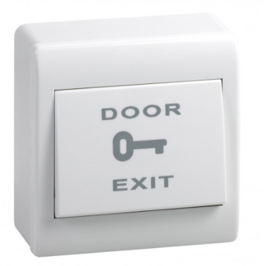 STP-SPB-W(S) - Surface plastic 70mm wide exit button