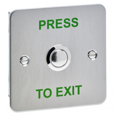 Spring Loaded Exit Button STP-SPB002F - Flush 19mm stainless steel exit button – Security Trade ...