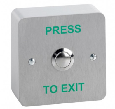 STP-SPB002S - Surface 19mm stainless steel exit button