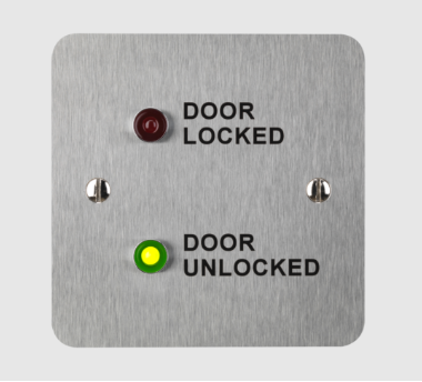 STP-INDICATORPLATE - Indicator Plate 12/24Vdc Red & Green LED