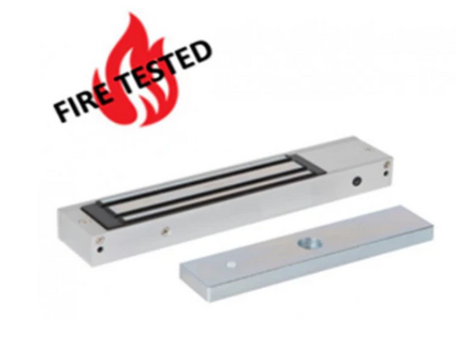 STP-EM02-FIRE-ARM/SAFTEYKIT+PF - Slim fire rate monitored maglock with pre fitted Arm Safety Strap