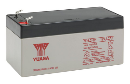 Yuasa NP3.2-12  12V 3.2Ah - Yuasa NP series standby & cyclic AGM VRLA battery