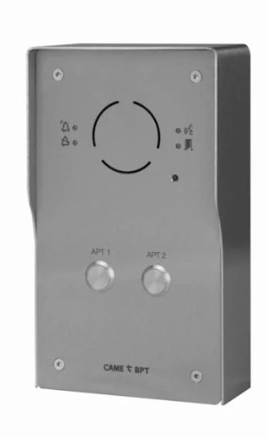 VRMA2 - CAME BPT VRM 2 Button Flush Mount Vandal Resistant Audio Panel