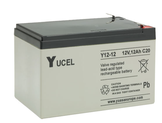 Y12-12 - 12AMP 12V RE CHARGEBLE YUCEL BATTERY 