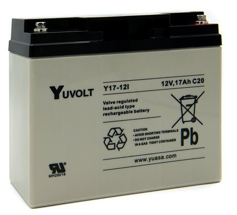 Y17-12 - 17AMP 12V RE CHARGEABLE YUCEL BATTERY